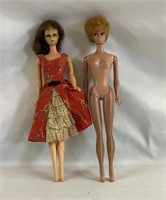 1960’s Barbie and Francie dolls