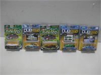 Five Assorted Jade Toys Lowrider Cars