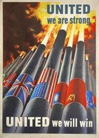 WWII PROPAGANDA POSTER