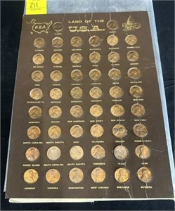 Land of The USA Penny Collection Complete