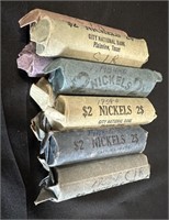 11 Rolls of 1930's-1950's Nickels