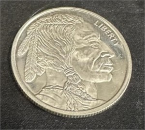 Indian Head 1 Oz. Silver Round