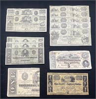 Confederate & Republic of Texas Currency