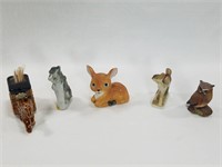 Lot of Ceramic / Porcelain Mini Animal Figures