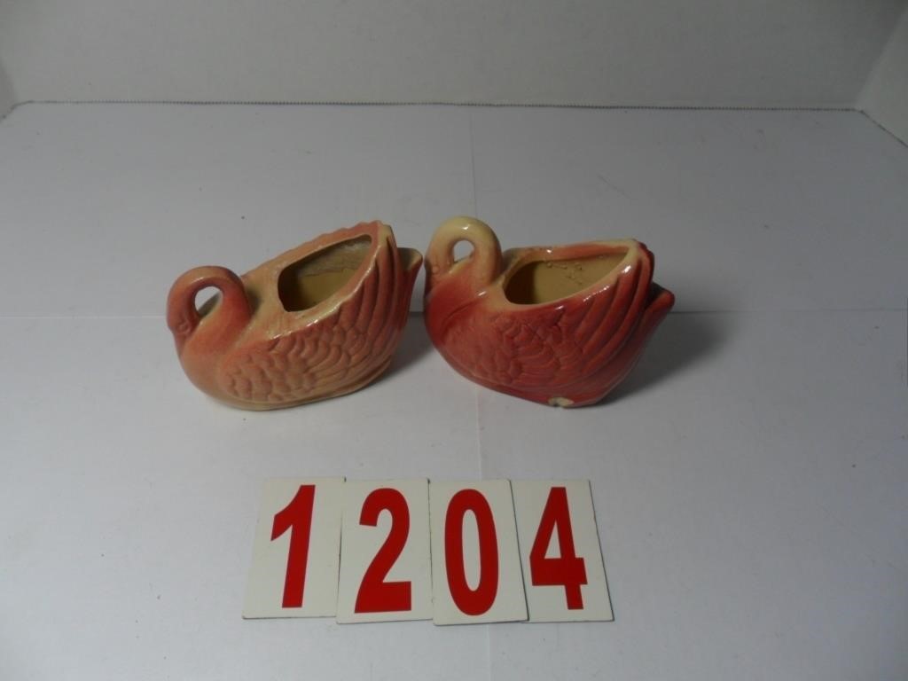 June 2024 Swan and Flamingo Figurines