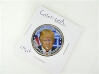 Colorized Trump Half Dollar