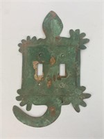 Copper Lizard Light Switch Cover