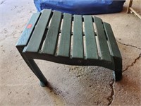 Plastic patio foot stool