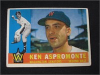 1960 TOPPS #114 KEN ASPROMONTE SENATORS