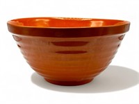 Vintage Padre pottery orange ringware bowl 
6”