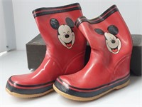 MICKEY MOUSE RUBBER BOOTS SIZE 12 CHILDS