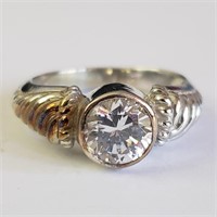 $260 Silver CZ Ring