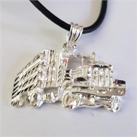 $160 Silver Truck Shaped Pendant