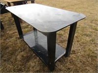 New/Unused 58"X29" Steel Table w/Bottom Shelf