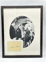 Autographed Picture of Andy Griffith & Hal Smith