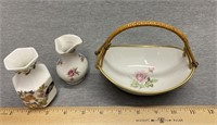 Aynsley,Victoria,Krouthiem,Bone China Vases