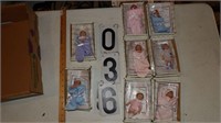 8 Small Ashton Drake Baby Dolls