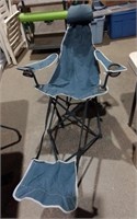 Folding Chair W/ Foot Rest