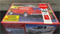 New Sealed Coca Cola 77 Ford Van Model Kit