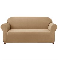 Subrtex  2pc Loveseat Slipcover, Camel