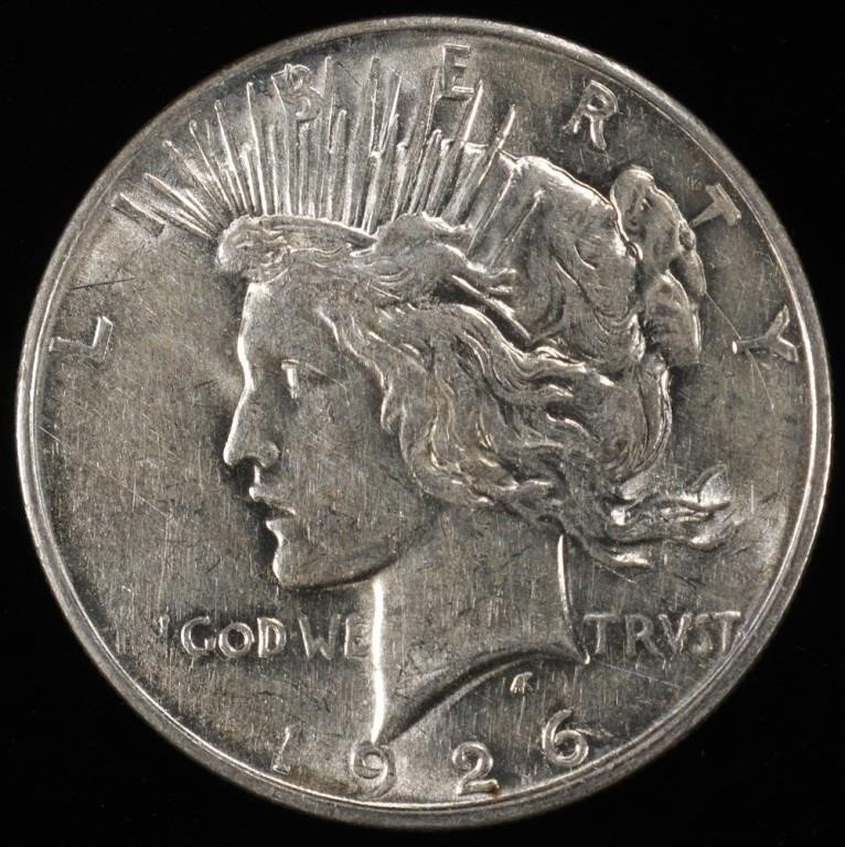 1926-D PEACE DOLLAR AU