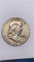 1953-S Franklin half dollar