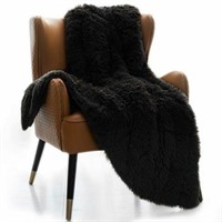 MR. SANDMAN FAUX FUR WEIGHTED BLANKET FOR
