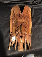 Carved wooden mask no maker marks