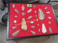 GROUP OF 20 NATIVE AMERICAN ARTIFACTS FOUND IN