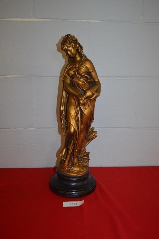 Gold Statue of Woman