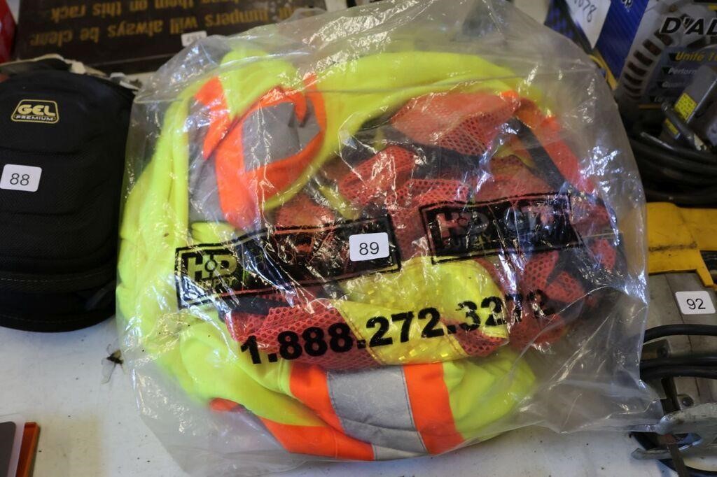 SAFETY VEST & SWEATER - SIZE LARGE