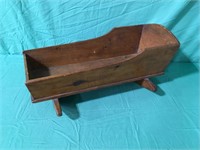 Primitive Wood Baby Carriage