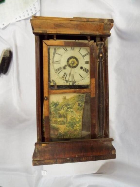 Antique Clock in Wooden Cabinet? For Parts or NOT