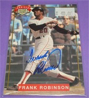 1994 Nabisco HOF FRANK ROBINSON Autograph Card