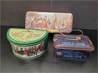 3 Collectibe Biscuits Tins
