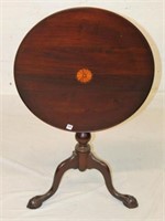 Tilt Top Table with Ball and Claw Feet