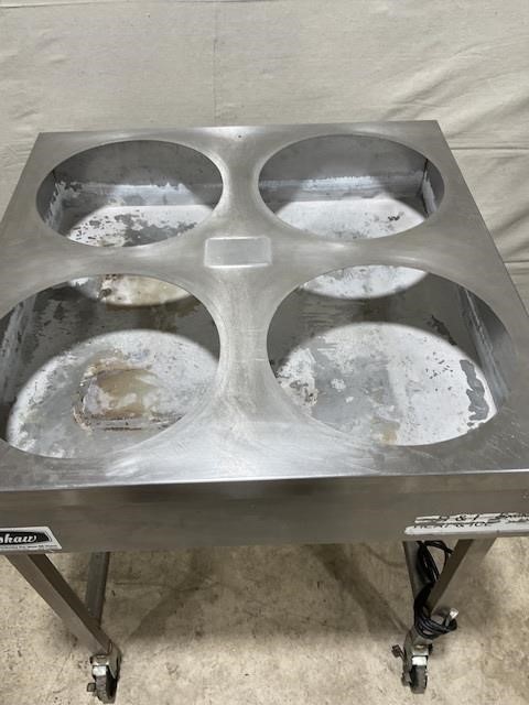 Belshaw heated steam icing table
