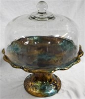 Glass Dome Cake Stand 15x12