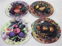 4 Elite Decor Plates 7.5"