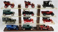 12pc Model Cars Set with Stand 20x11x1