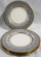 4 Wheeling Decorating 10.5" Dinner Plates