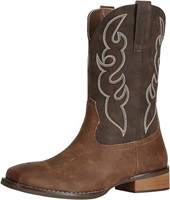 J's.o.l.e Square Toe Cowboy Boots for Men Western