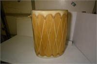 Handmade Wood & Rawhide Drum