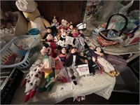 LOT OF DISNEY STUFFED CHARACTERS AS SHOWN