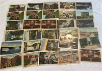 Antique architectural New York postcards