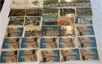 vintage new and used postcards featuring New York