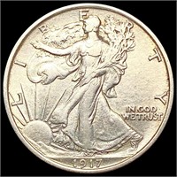 1917-D Walking Liberty Half Dollar CLOSELY