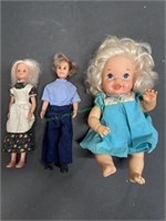 Mattel Sunshine Family dolls and