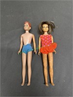 Skippers boyfriend and Mattel doll