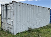 (A) 2008 20’ Single Door Shipping Container